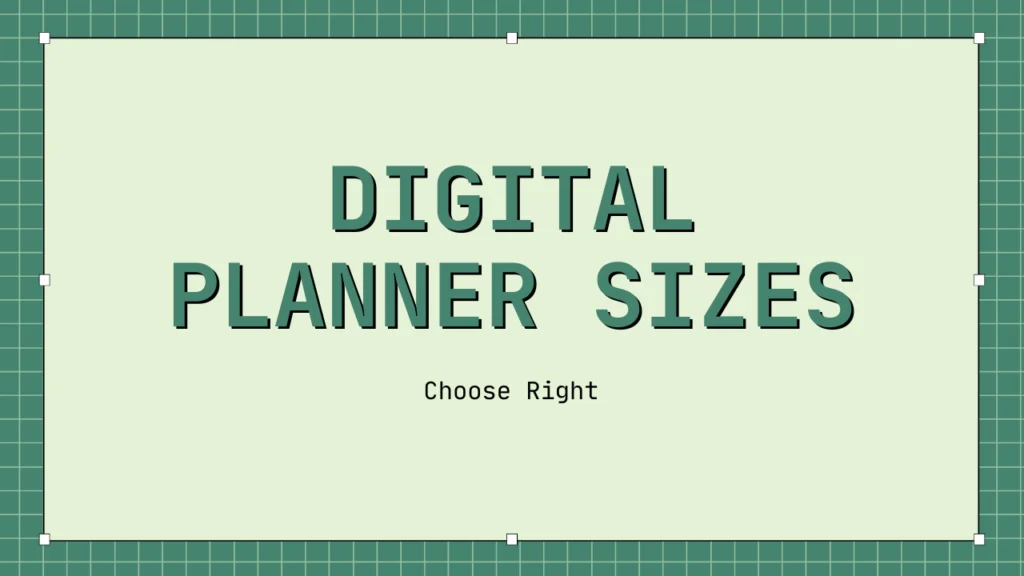 Digital Planner Sizes